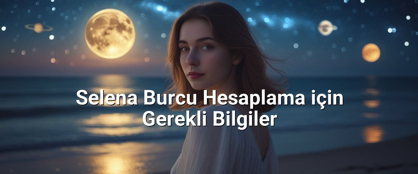 Selena Burcu Hesaplama için Gerekli Bilgiler Selena Burcu Hesaplama için Gerekli Bilgiler