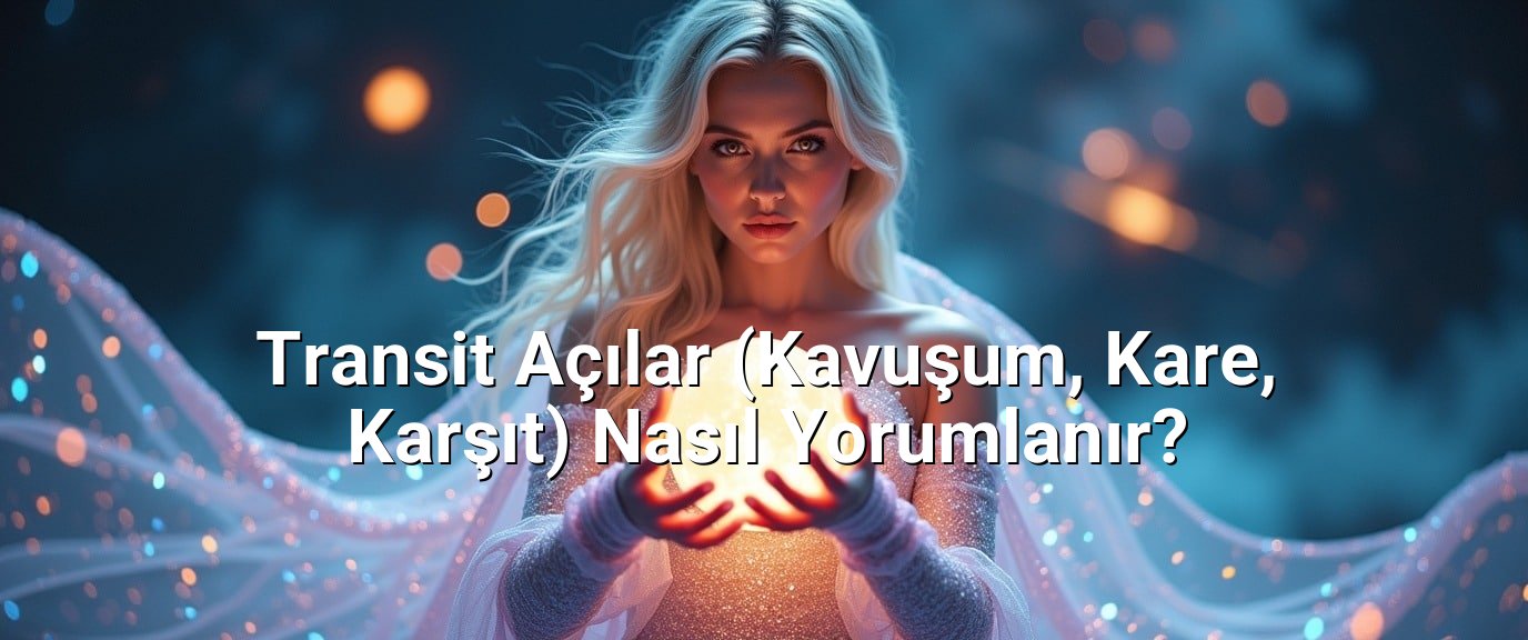 Transit Açılar (Kavuşum, Kare, Karşıt) Nasıl Yorumlanır? Transit Açılar (Kavuşum, Kare, Karşıt) Nasıl Yorumlanır?