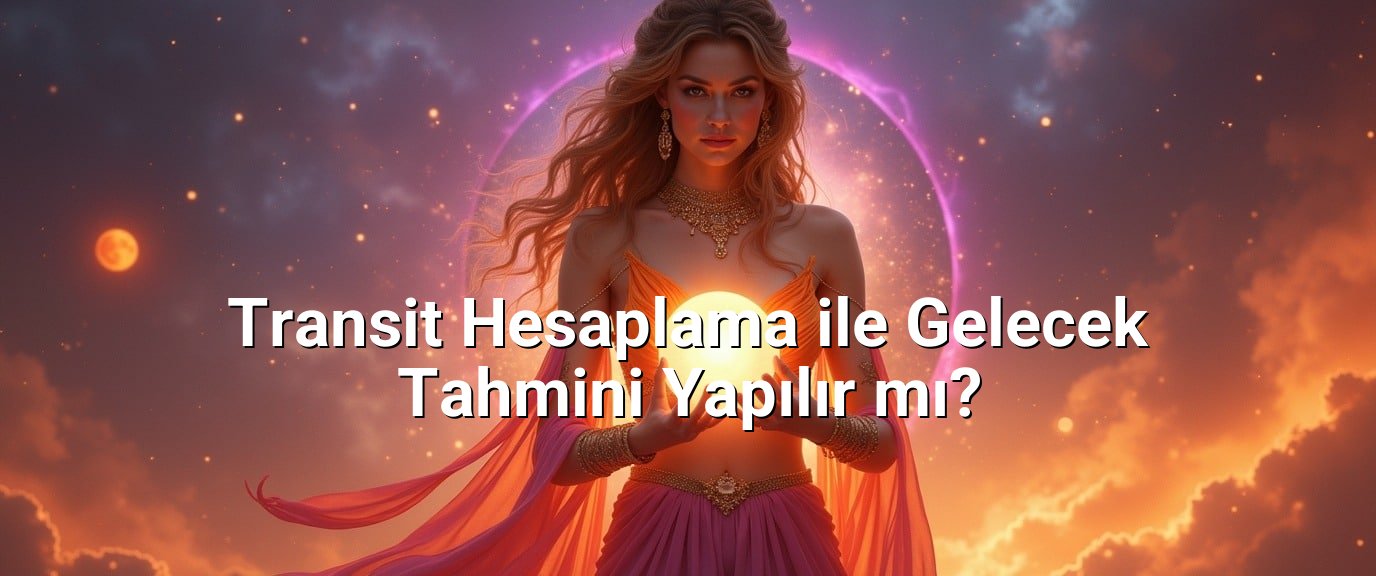 Transit Hesaplama ile Gelecek Tahmini Yapılır mı? Transit Hesaplama ile Gelecek Tahmini Yapılır mı?